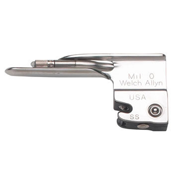 LARYNGOSCOPE FIBER OPTIC BLADE MILLER NO. 0 (Welch Allyn)