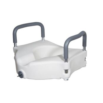 Locking Elevating (Raised) Toilet Seat : With Removable Arms : Walgreens