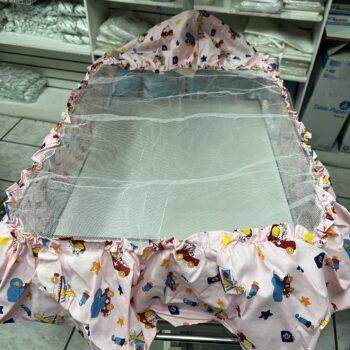 Mosquito Net : Net Pink /Blue - 33'' x 19'' x 8'' for Infant Cots