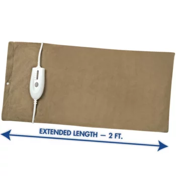 Heating Pad : Moist / Dry - Four Heat Settings- Deluxe Extra Large - 12" x 24" : Thera Care
