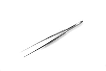 Forcep : Straight Teeth - 4" Iris 1 x 2 : Graham Field