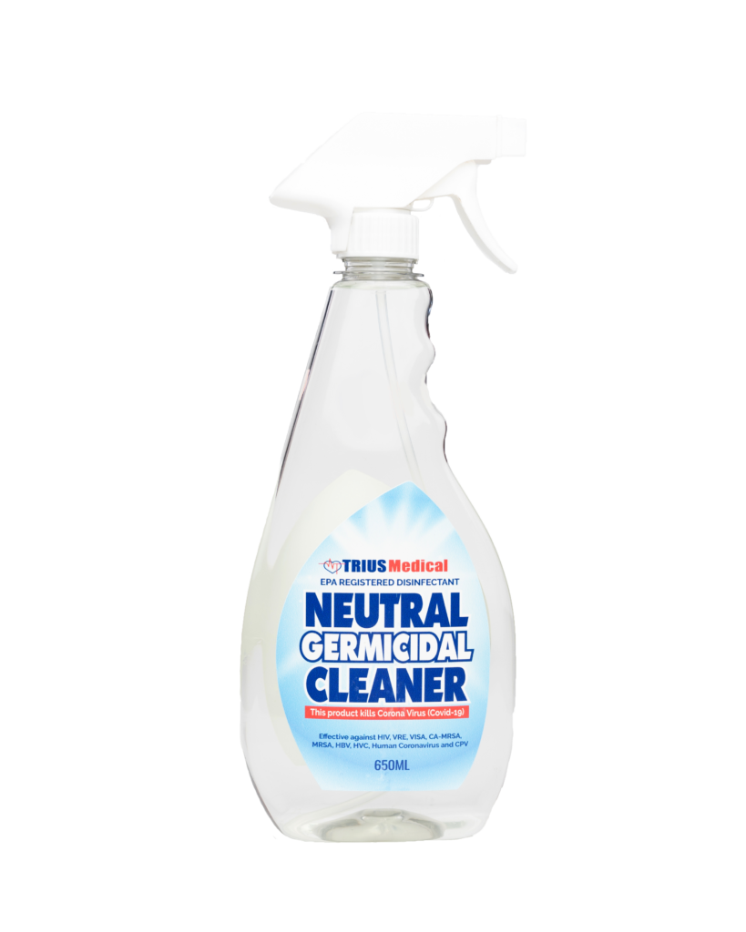 Neutral Germicidal Disinfectant, mist spray bottle, 650ml EPA