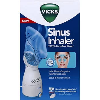 Inhaler : Sinus Inhaler to use with Vicks Pads For Congestion From Allergies & Cold : Vicks