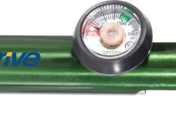 Oxygen Regulator : Oxygen Regulator for use with "E" Size Oxygen Cylinder - CGA 870 -1/8-15 Liters : Drive Medical