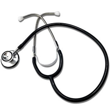 Stethoscope : Dual Head  Design with Anodized Aluminum Rotating Chestpiece (Various Colours)
