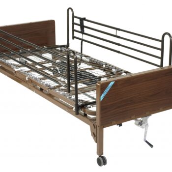 Bed : Semi - Electric Ultra Lite 1000 Bed With Full Length Rails And Healthcare Mattress